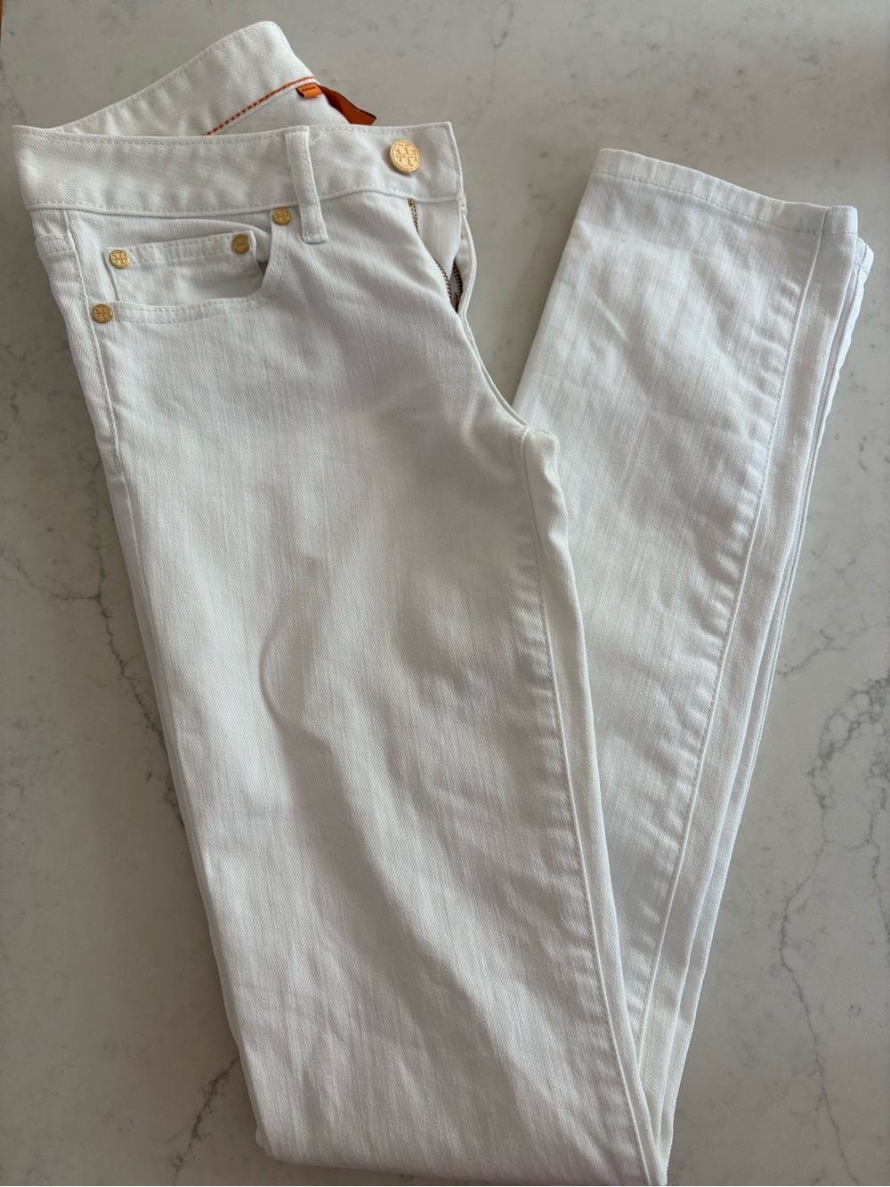 EUC Tory Burch White Jeans